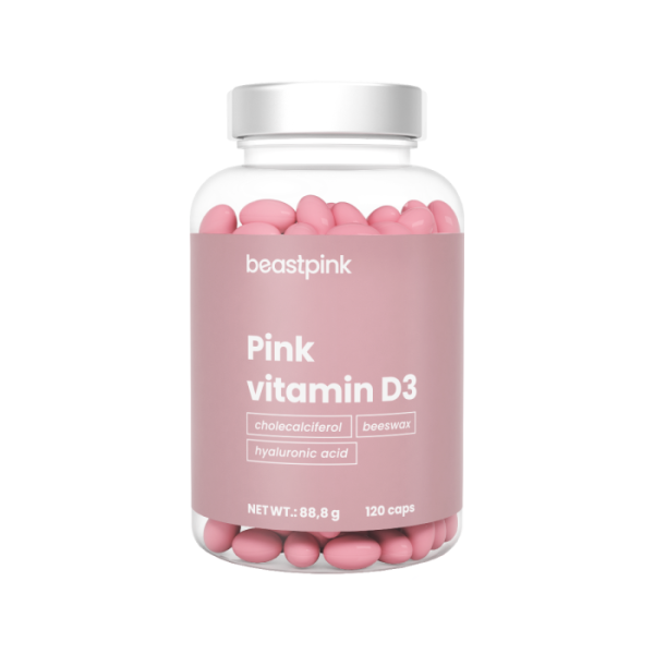 Pink Vitamin D3 2000 IU - BeastPink